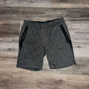 American Eagle Outfitters Gray Athletic Shorts with Elastic Waistband
